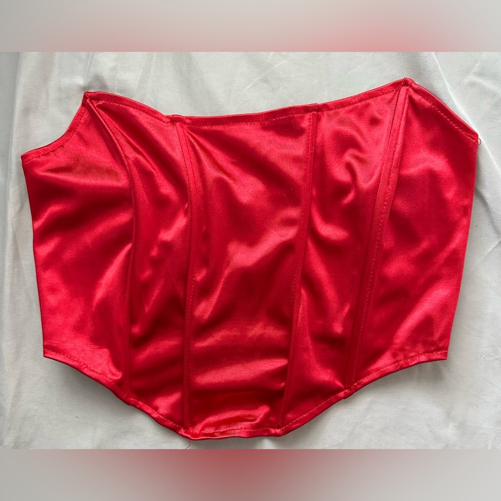 Silk Corset No Sleeve Top